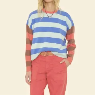 Xirena Lela Sweater In Bluebird Stripe