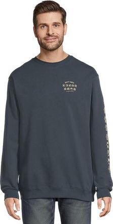 Salty Crew Call Sign Crew Fleece Mens Sweatshirt Navy : 2XL, Cotton/Polyester