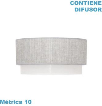 Fabrilamp Pantalla Colgante Kenya M10 Gris/blanco 50dx48dx23h Difusor Incluido