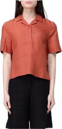 Colmar Camicia in Lino Relaxed - - Sport - Donna - Rosso - L