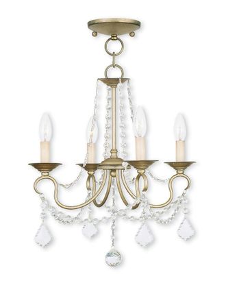 Livex Lighting Livex Pennington 4-Light Asl Chain Hang/Ceiling Mount