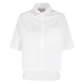 Semicouture Shirts, female, White, Size: S Shirt Dominga