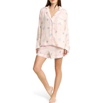 Honeydew Intimates Good Life Short Pajamas in Budding Butterflies at Nordstrom, Size X-Small