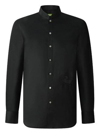 Shanghai Tang Overhemd met geborduurd paard - Zwart