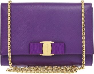 Ferragamo Leather Shoulder Bag (Pre-Owned)