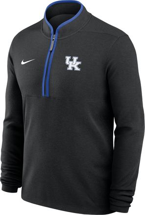 Nike Kentucky Victory Nike Mens Dri-FIT College 1/2-Zip Long-Sleeve Top in Black | 044308HZNKY-APS
