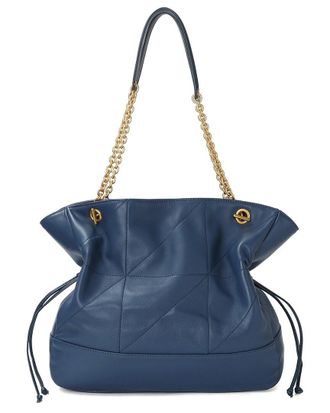 Tiffany & Fred Quilted Lambskin Leather Tote Bag