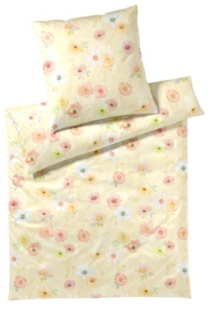 Schubiger M&ouml;bel Bettw&auml;sche Pastel Gelb