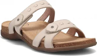 Taos Womens Bandalero Strap Sandals In Stone Nubuck