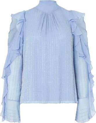 Temperley London Blusa con ruches
