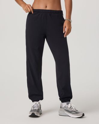 Vuori Clothing Halo Modern Sweatpant | Solid Black | XS, Size Extra Small