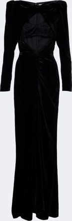 Balmain Abito lungo in velluto