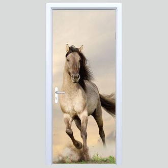 OEM Adhesivo De Tela Para Puerta Con Caballo Al Galope 360pd