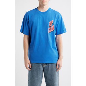 Rip Curl Liquid Trips Slant Graphic T-Shirt in Royal Blue at Nordstrom, Size Medium
