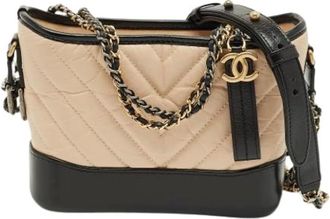 Chanel Bolso bombonera de cuero Pre-owned - Pre-owned - Mujer - Beige - ONE SIZE