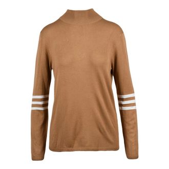 Emme Di Marella Emme DI Marella - Lupetto Turtleneck - Dames - Truien - Bruin - Maat: XL Viscose