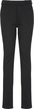 Coperni Tailored Black Leggings With Elasticated Waist And Functional Pockets