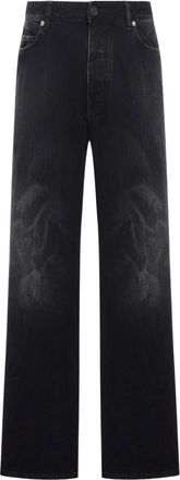 Balenciaga Distressed Jeans - Heren - Loose Fit Jeans - Zwart - W30 - Katoen - Jeans