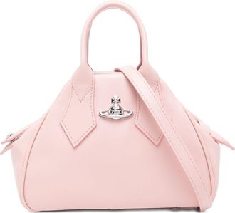Vivienne Westwood Structured Handbag With Detachable Shoulder Strap And Silver Emblem