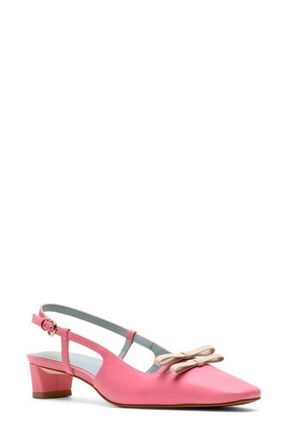 Frances Valentine Emma Slingback Pump in Pink/Oyster at Nordstrom, Size 6.5