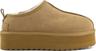Colors Of California Sabot Platform - Dames - Winterlaarzen - Bruin - 40 EU - Leer - Schoenen