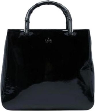 Gucci Bolso de mano Pre-owned Bamboo con asa superior - Pre-owned - Mujer - Negro - ONE SIZE