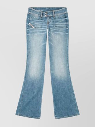 Diesel whisper low waist slim leg flared jeans