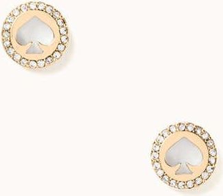 Kate Spade New York Spot The Spade Pave Halo Spade Studs