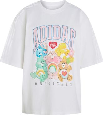 adidas (WMNS) adidas Care Bears Oversized T-Shirt Asia Sizing White KR1480