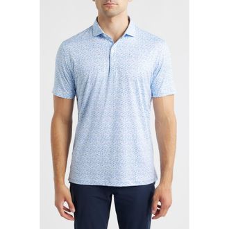 Johnnie-O Marietta Featherweight PREP-FORMANCE Jersey Polo in Sound Side at Nordstrom, Size Xx-Large
