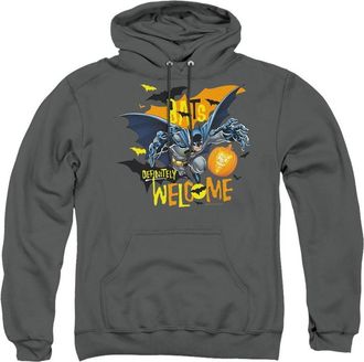 Gildan Batman Bats Welcome Adult Pull Over Hoodie / Hooded Sweatshirt