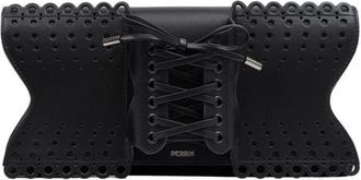 Perrin Paris Le Corset Perforé Clutch in White at Nordstrom