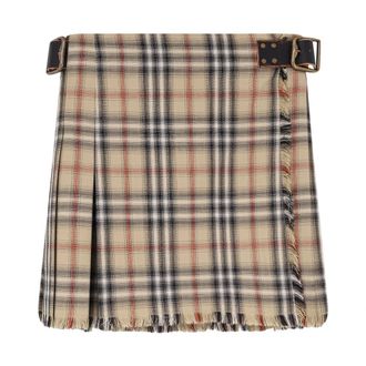 Burberry Donna, Gonne, Multicolore, 3Xs, new