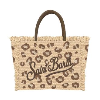 MC2 Saint Barth Tote Bags, female, Multicolor, Size: ONE SIZE Colette Straw-Effect Bag