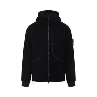 Stone Island Black Virgin Wool Outerwear-Uomo