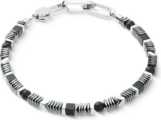 Coeur de Lion Bracelet Cadence Shape Mix Black-Silver at Nordstrom