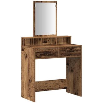vidaXL Vidaxl - Dressing Table Old wood 79 x 41 x 140 cm Engineered wood