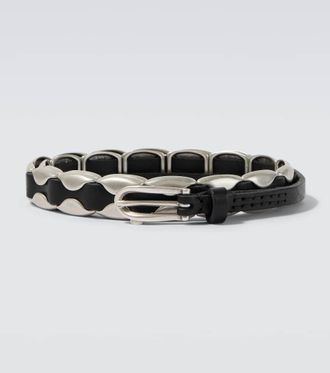 Our Legacy Billow studded leather belt