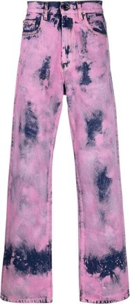 Darkpark tie-dye straight-leg jeans - men - Cotton - 33 - Blue