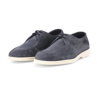 Doucal's Veterschoenen - Heren - Veterschoenen - Blauw - 41 EU - Leer - Schoenen