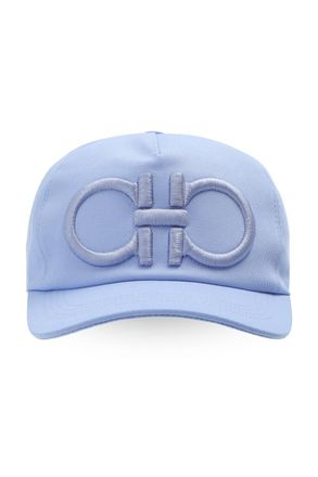 Salvatore Ferragamo Baseball Cap Womens Light Blue