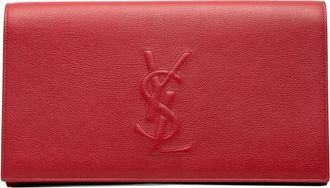 Saint Laurent Pre-owned Saint Laurent Large Leather Belle de Jour Clutch YL47RGNA9TMJ6QYW