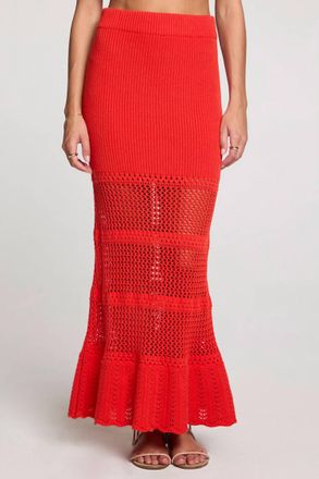 Saltwater Luxe Tegan Skirt In Ruby
