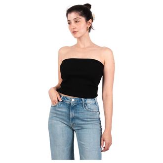 Drykorn Drykorn, Sleeveless Tops, female, Black, Size: S Eywi Strick Corsage