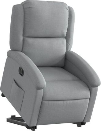 vidaXL Vidaxl - Sill&oacute;n El&eacute;ctrico Reclinable Elevable De Tela Gris Claro