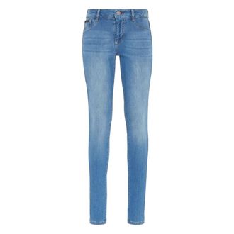 Philipp Plein Dames, Jeans, Blauw, Maat: W29 Denim