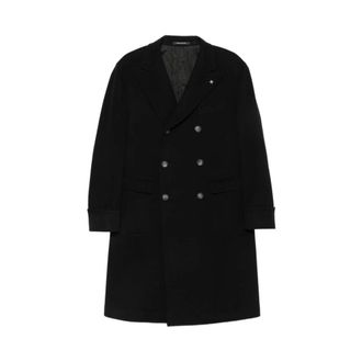 Tagliatore C-Rupert Coat - Heren - Mantel - Zwart - M - Wol - Jassen