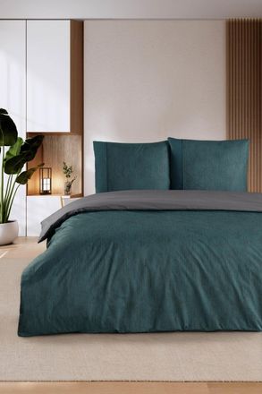 Blanc Avenue Juego de funda de edred&oacute;n 200x200 cm+ 2 FA 65x65 cm 100% algod&oacute;n