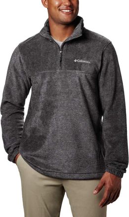Columbia Mens Steens Mountain Half Zip Fleece Jacket, Charcoal Heather, 1X