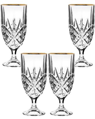 Godinger Dublin Set Of 4 Iced Glasses